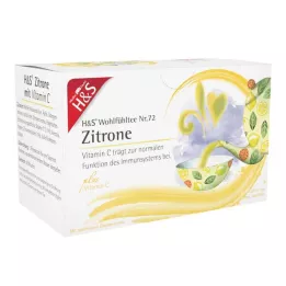 H&amp;S Citron med C-vitamin filterpose, 20X2,5 g