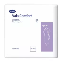 VALACOMFORT forklæde engangsforklæder 70x135 cm hvid, 100 stk
