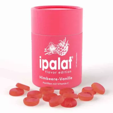 IPALAT Pastiller flavour edition hindbær-vanilje, 40 stk