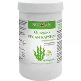 NORSAN Omega-3 veganske kapsler, 80 stk