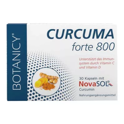 CURCUMA FORTE 800 med NovaSol Curcumin-kapsler, 30 stk