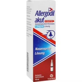 ALLERGODIL acute forte 1,5 mg/ml opløsning til næsespray, 10 ml
