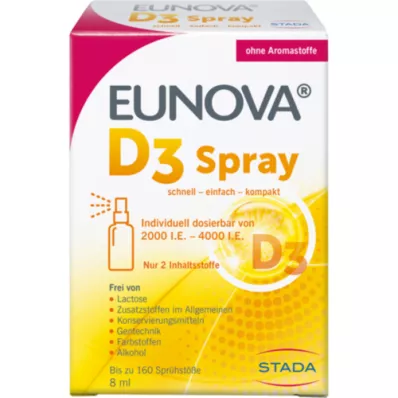 EUNOVA D3-vitamin-spray, 8 ml
