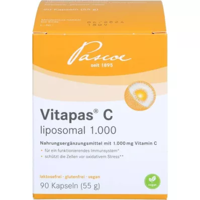 VITAPAS C liposomal 1.000 kapsler, 90 stk