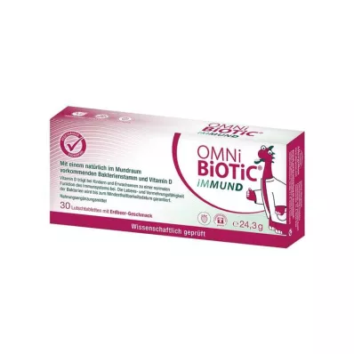 Omni Biotic Immune D sugetabletter, 30 stk