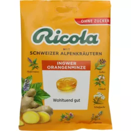 RICOLA o.Z.Bag ingefær-appelsin-mynte-bolsjer, 75 g