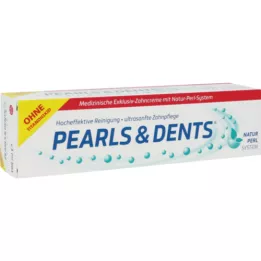PEARLS &amp; DENTS Eksklusiv tandpasta uden titandioxid, 100 ml