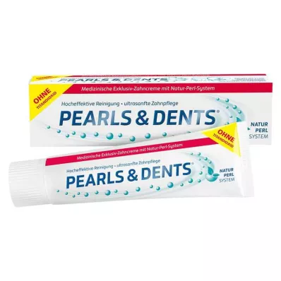 Pearls &amp; Dents eksklusiv tandpasta uden titaniumdioxid, 15 ml