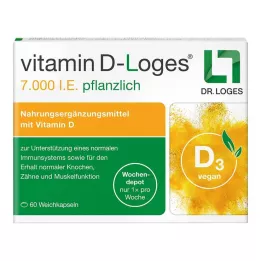 VITAMIN D-LOGES 7.000 I.U. depozit săptămânal de plante, 60 buc