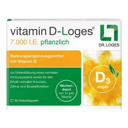 VITAMIN D-LOGES 7.000 I.U. depozit săptămânal de plante, 90 buc