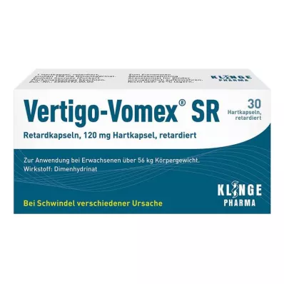 Vertigo-Vomex® SR depotkapsler, 30 stk
