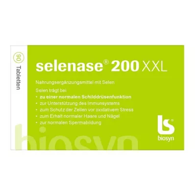 Selenase 200 XXL tabletter, 90 stk