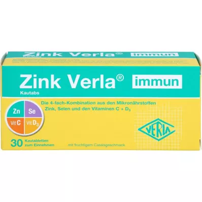 ZINK VERLA Immune tyggetabletter, 30 stk