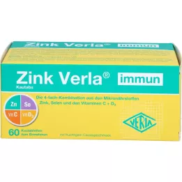 ZINK VERLA Immune tyggetabletter, 60 stk