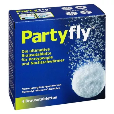 PARTYFLY Brusetabletter, 4 stk