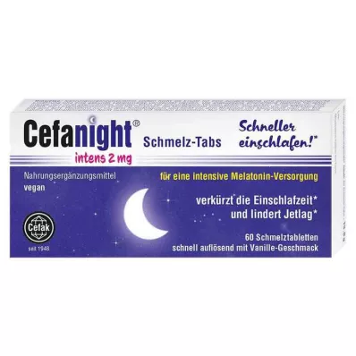 Cefanight intens 2 mg smeltefaner, 60 stk