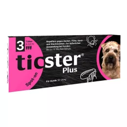 TICSTER Plus spot-on opløsning til hunde 10-25 kg, 3X3 ml