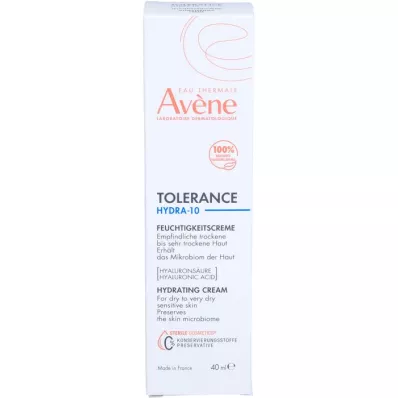 AVENE Tolerance HYDRA-10 Fugtighedscreme, 40 ml