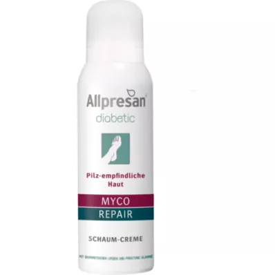 ALLPRESAN diabetisk Myco+Repair-skumcreme, 75 ml