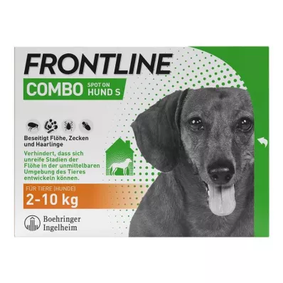 FRONTLINE COMBO mod flåter, lopper på hunde S (2 -10 kg), 3 stk
