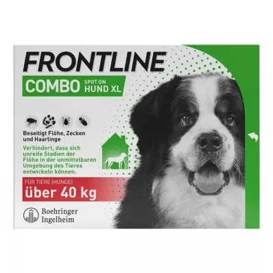 FRONTLINE COMBO mod flåter, lopper på hunde XL (40-60 kg), 3 stk