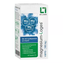 MAGNESIUM-LOGES vario 100 mg kapsler, 60 stk