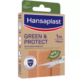 HANSAPLAST Grøn &amp; Beskyttelsesplaster 6 cmx1 m, 1 stk