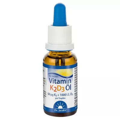 VITAMIN K2D3-olie Dr Jacobs, 20 ml