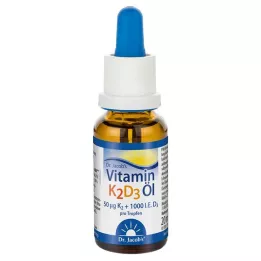 VITAMIN K2D3-olie Dr Jacobs, 20 ml