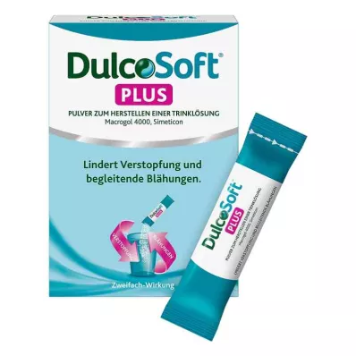 DulcoSoft Plus afføringsmiddel til forstoppelse med flatulens (10 stk.)