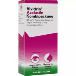 VIVIDRIN Azelastin combip. 0,5 mg/ml ATR+1 mg/ml NAS, 1 P