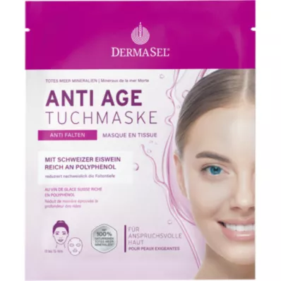 DERMASEL Anti-Age sheet maske, 1 stk