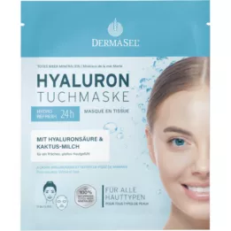 DERMASEL Hyaluron sheet-maske, 1 stk