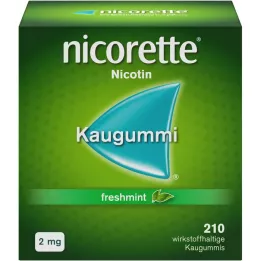 NICORETTE 2 mg freshmint tyggegummi, 210 stk