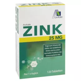ZINK 25 mg tabletter, 120 stk