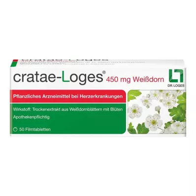 cratae-Loges 450 mg tjørn filmovertrukne tabletter, 50 stk
