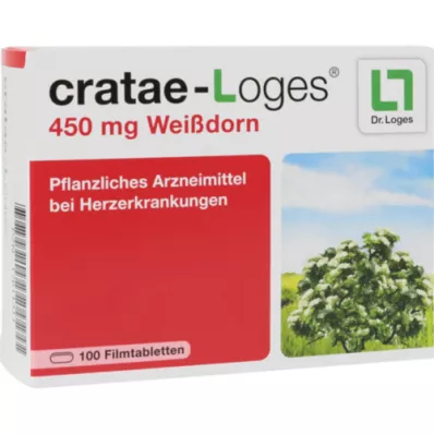 CRATAE-LOGES 450 mg Hawthorn filmovertrukne tabletter, 100 stk