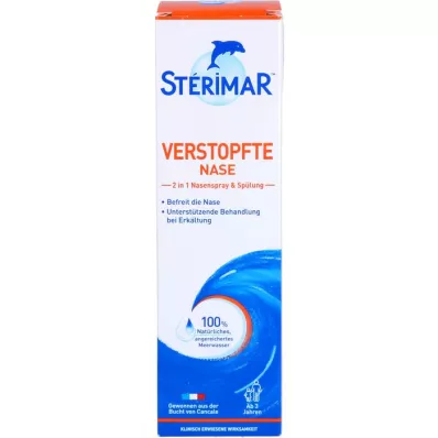 STERIMAR Næsespray til tilstoppet næse, 100 ml