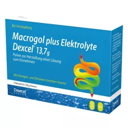 MACROGOL plus Elektrolytter Dexcel 13,7 g PLE, 10 stk