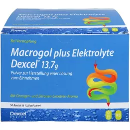 MACROGOL plus Elektrolytter Dexcel 13,7 g PLE, 50 stk