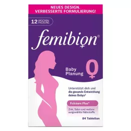 FEMIBION 0 Babyplanlægningstabletter, 84 stk