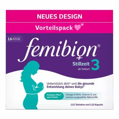 FEMIBION 3 Laktation Kombipakke, 2X112 stk