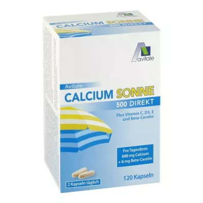 CALCIUM SONNE 500 kapsler, 120 stk