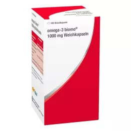 OMEGA-3 BIOMO 1000 mg bløde kapsler, 100 stk
