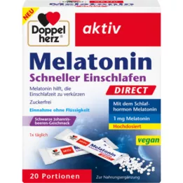 DOPPELHERZ Melatonin Direct Fald hurtigere i søvn, 20 stk