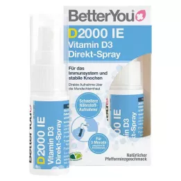 BETTERYOU 2000 I.E. vitamin D3 direkte spray, 15 ml
