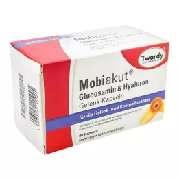 MOBIAKUT Glucosamin &amp; Hyaluron ledkapsler, 90 kapsler