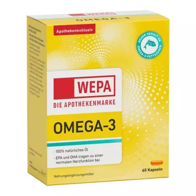 WEPA Omega-3-kapsler, 60 kapsler