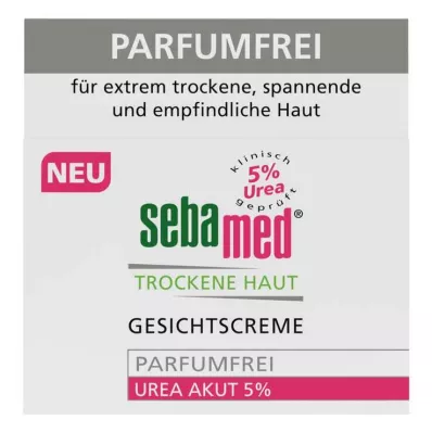 SEBAMED Ansigtscreme til tør hud uden parfume, 50 ml