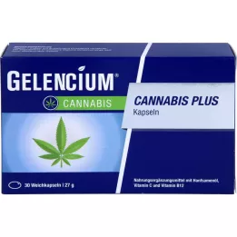 GELENCIUM Cannabis Plus-kapsler, 30 kapsler